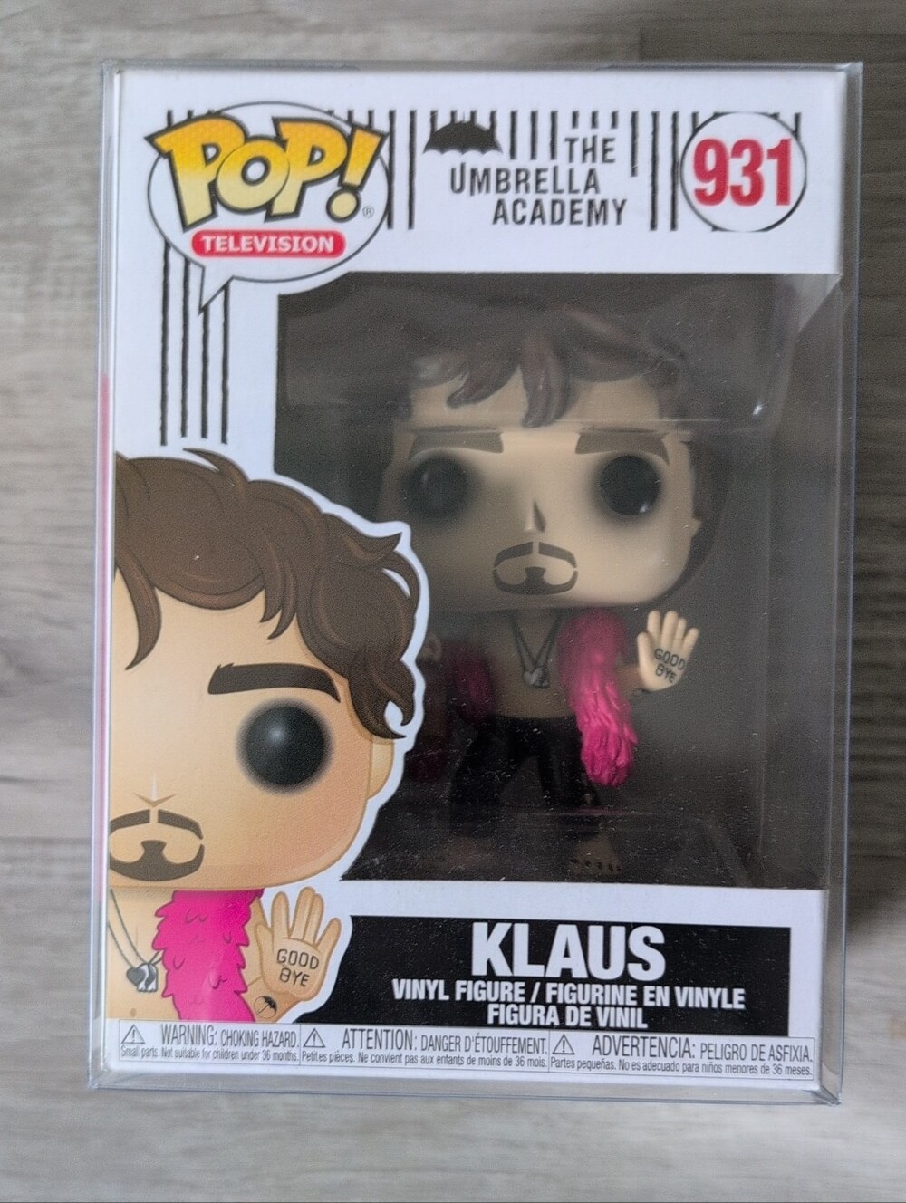 Funko Pop! Klaus Vinyl Figure with Bright Pink Coat